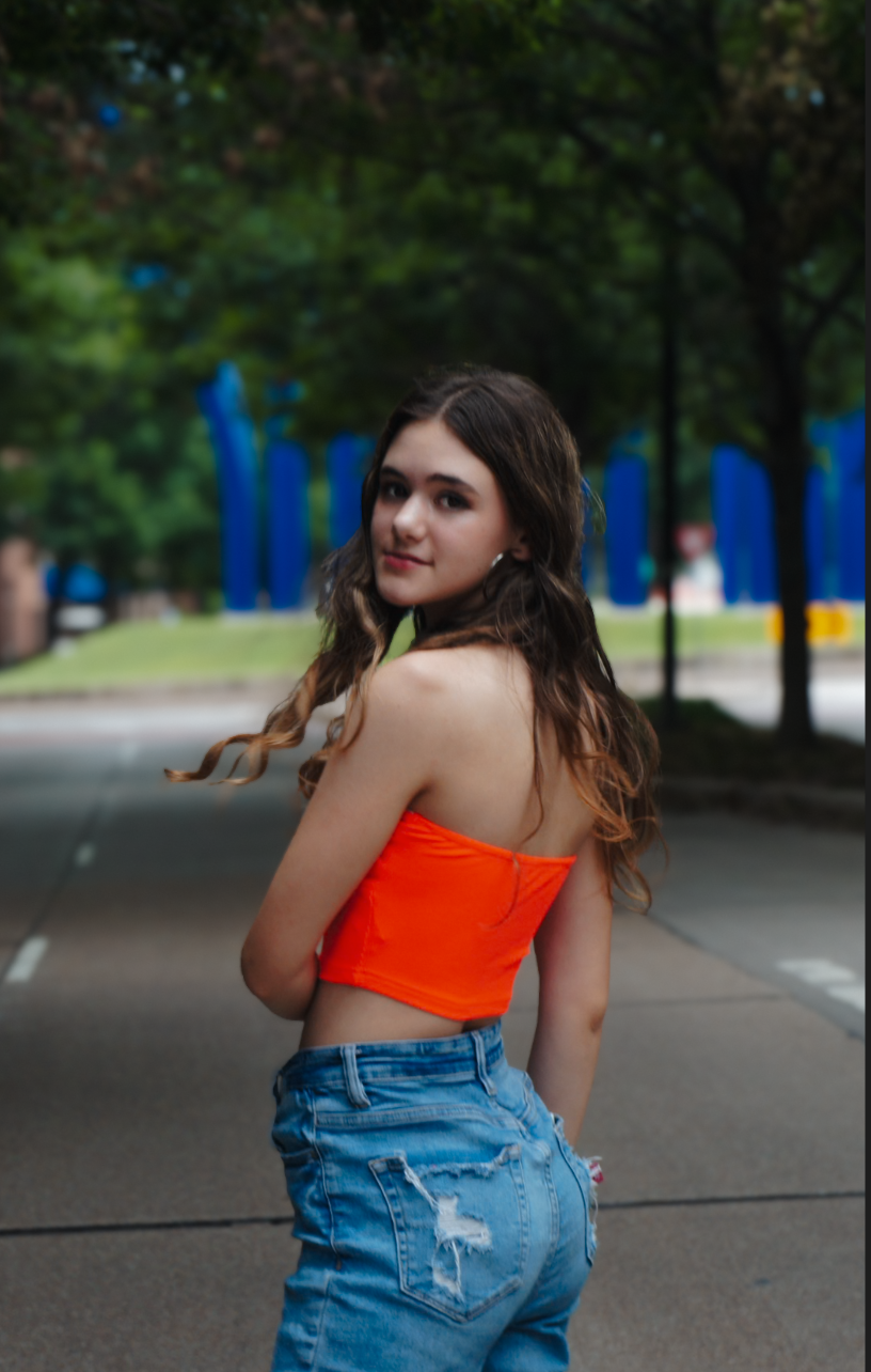 Orange Tube Top